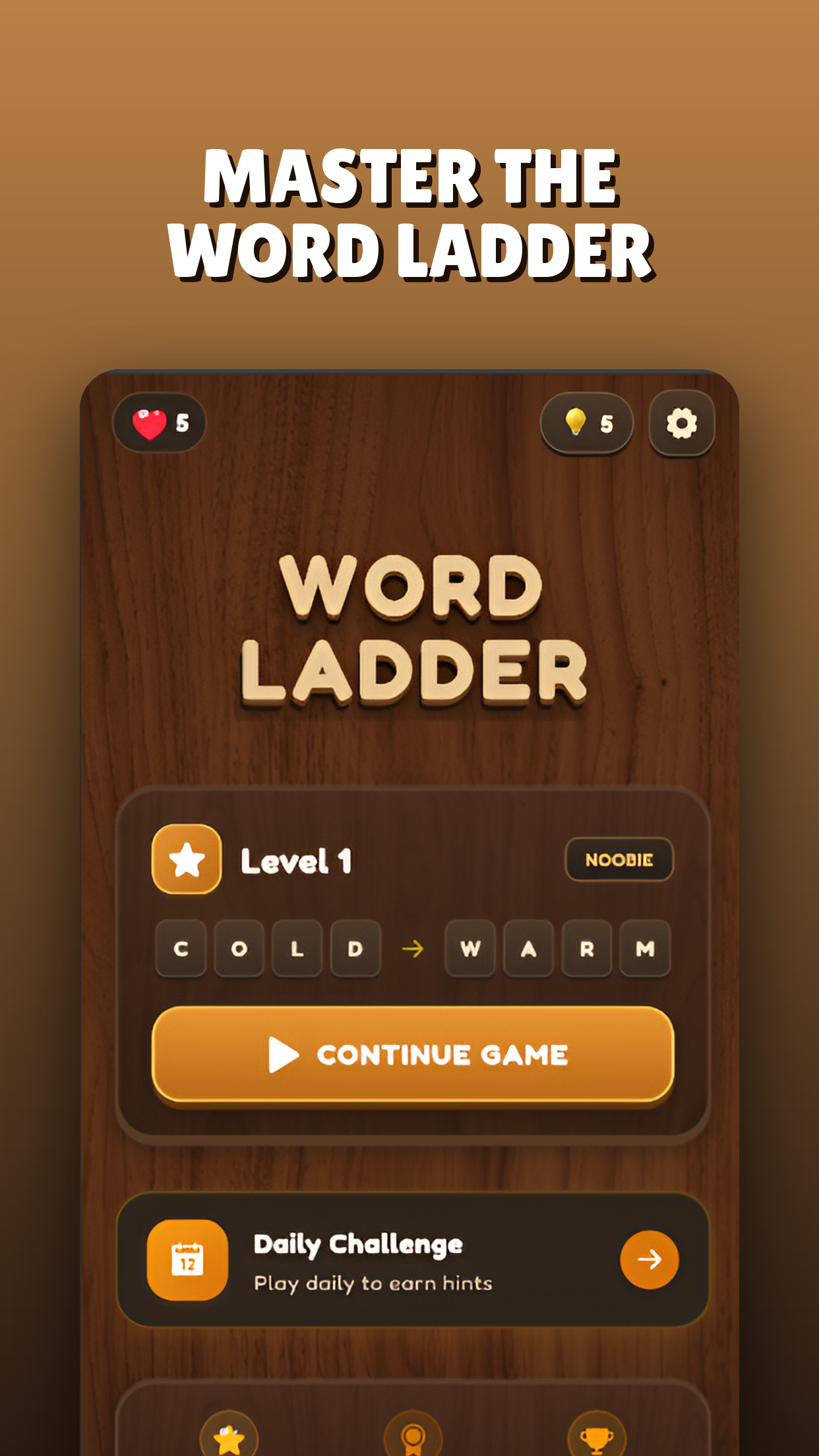 Word Ladder Home Screen